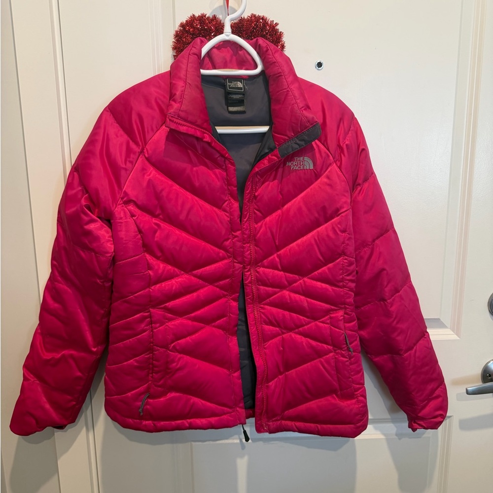 The North Face Women's Hot Pink Quilted Insulated Jacket